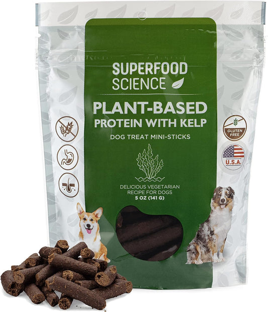 Superfood Science Vegetarian Plant-Based Protein with Kelp Dog Treats