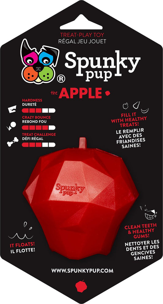 Spunky Pup Apple Treat Dispenser Dog Toy
