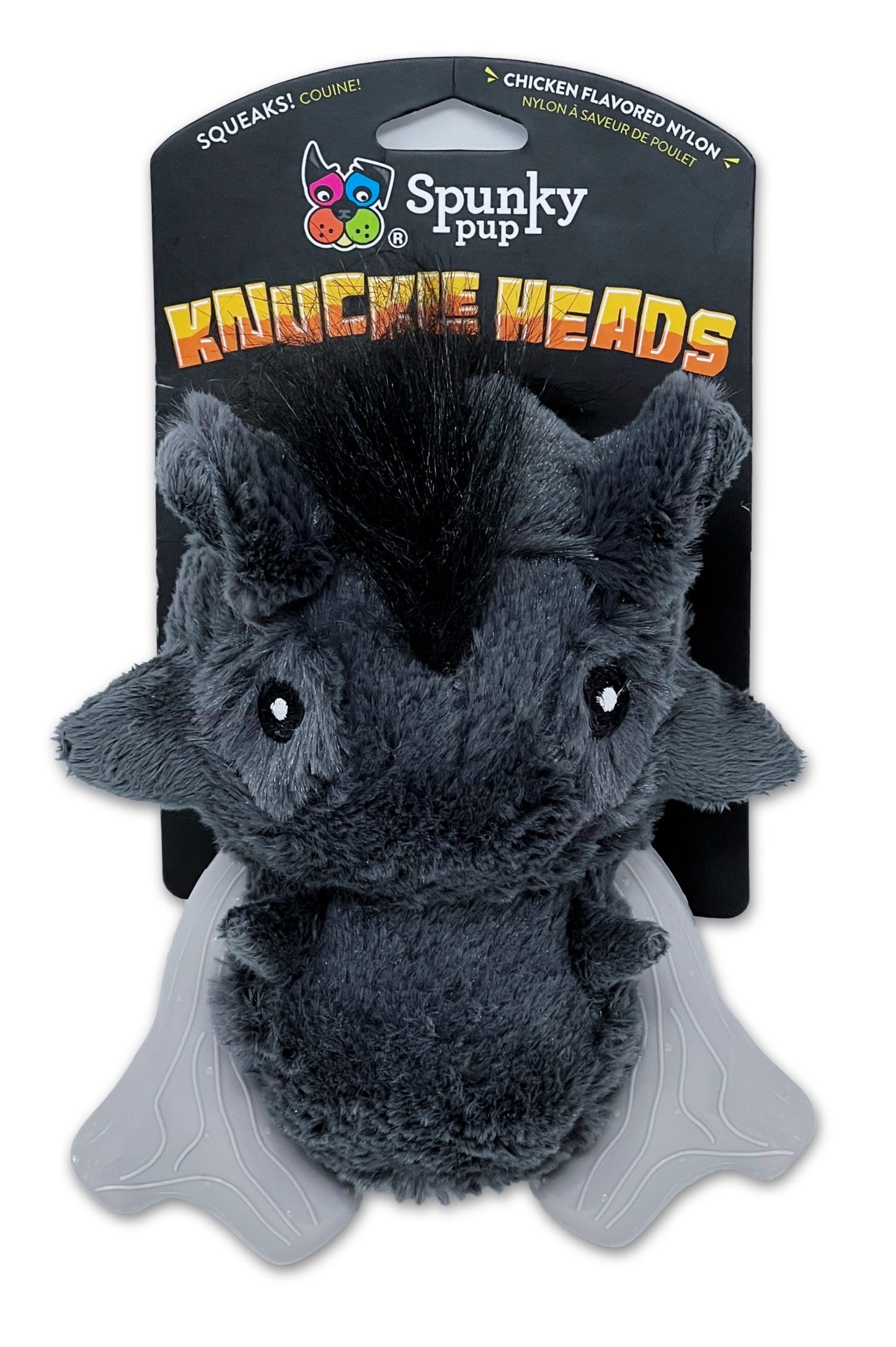 Spunky Pup Knuckle Heads Plush Dog Toy Warthog
