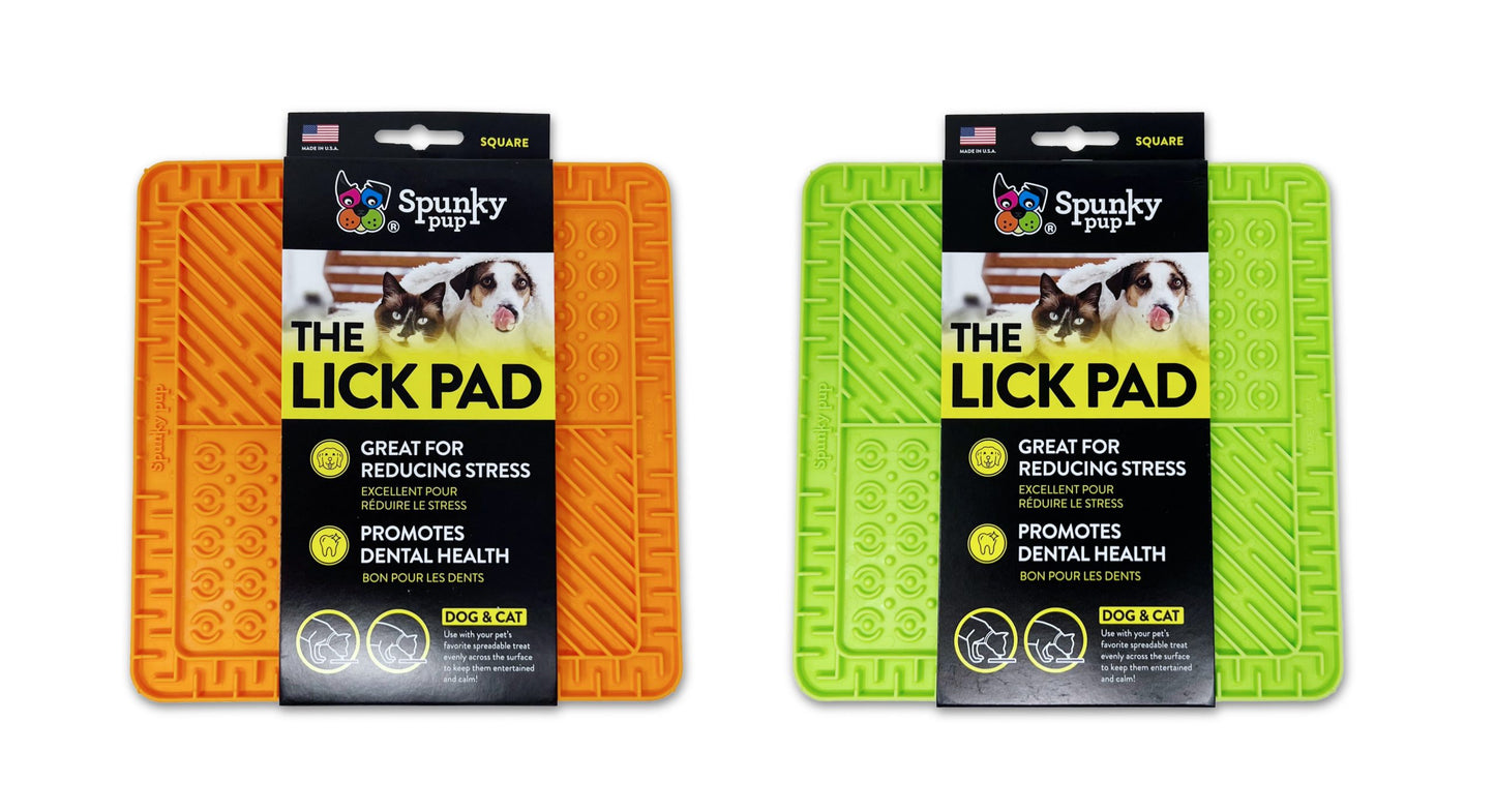 Spunky Pup Lick Pad Square