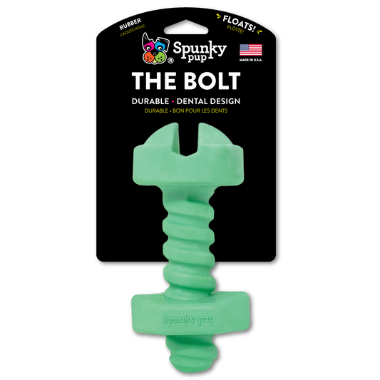 Spunky Pup The Bolt Rubber Dog Toy