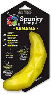 Spunky Pup Banana Treat Dispenser Dog Toy