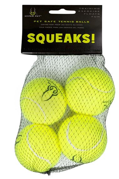 Hyper Pet Squeaks Regular Sized Tennis Balls