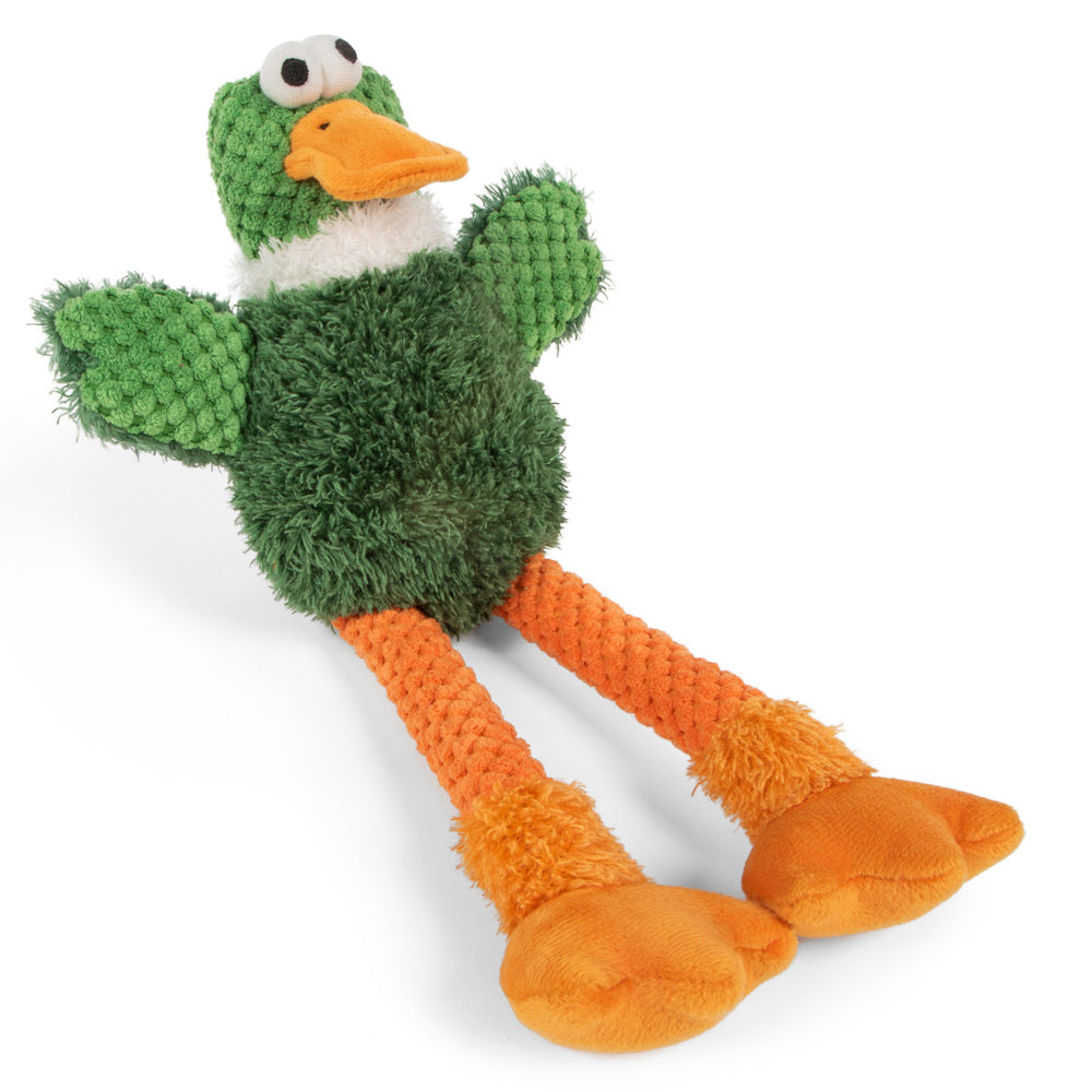 GoDog Checkers Skinny Duck Green, Assorted Sizes