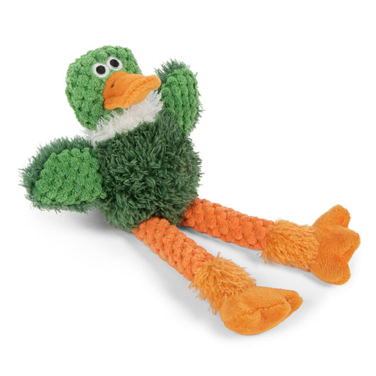 GoDog Checkers Skinny Duck Green, Assorted Sizes