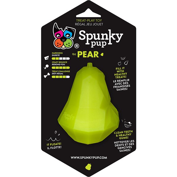 Spunky Pup Pear Treat Dispenser Dog Toy