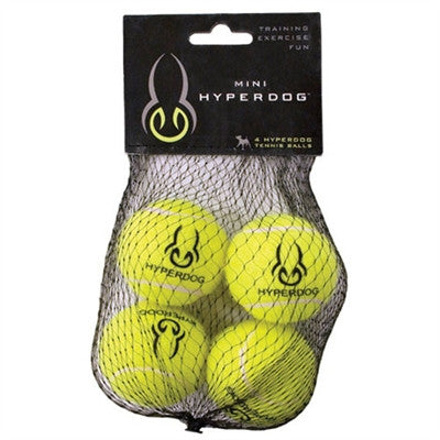 Hyper Pet Tennis Balls 4-Pack Green Mini