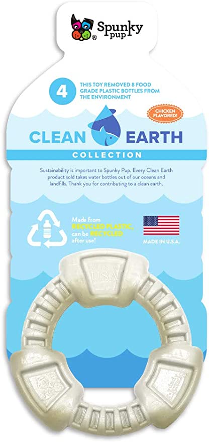Clean Earth Recycled Ring Dog Toy