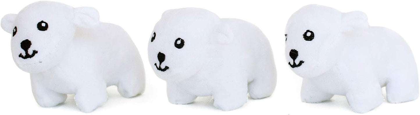 ZippyPaws Polar Bears Mini (3-pack)