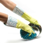 Messy Mutts Cotton Lined Rubber Washing Glove
