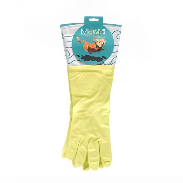 Messy Mutts Cotton Lined Rubber Washing Glove
