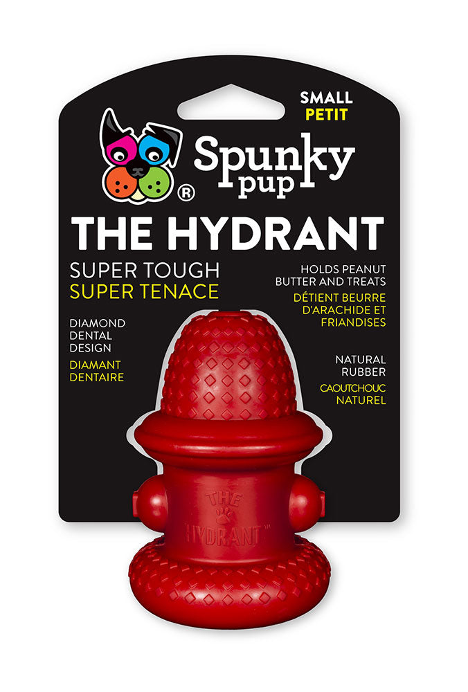 Spunky Pup Tough Chew Toys Rubber Hydrant