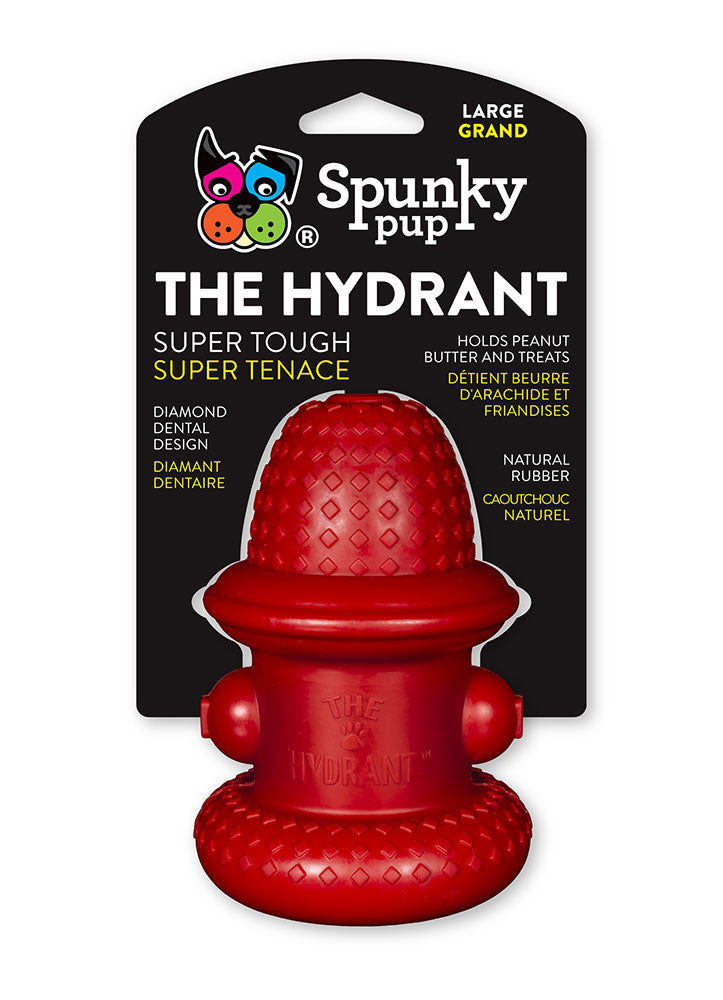 Spunky Pup Tough Chew Toys Rubber Hydrant