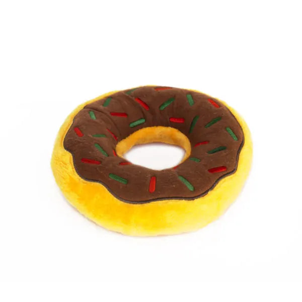 ZippyPaws Holiday Jumbo Donutz Peppermint or Gingerbread