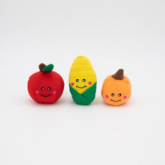 ZippyPaws Fall Harvest Mini 3-Pack