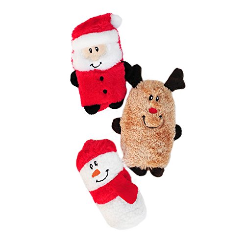 ZippyPaws Holiday Squeakie Buddies 3-Pack
