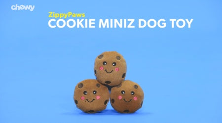 ZippyPaws Chocolate Chip Cookies Mini's 3-Pack