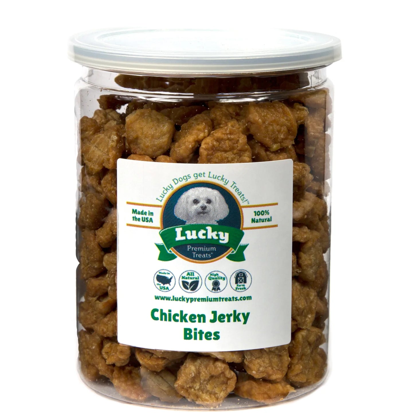 Lucky Premium Chicken Jerky Bites